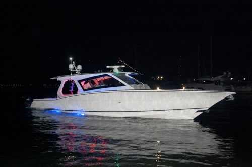 530LXF boat at night